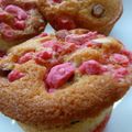 Muffins aux pralines roses