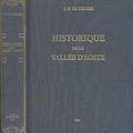 HISTORIQUE de la VALLÉE D'AOSTE, Jean-Baptiste de Tillier