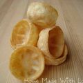 Mini bouchées-tartelettes au lemon curd et hundreds and thousand - 1,25pts/pers