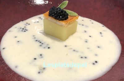 Pomme de terre, haddock et caviar