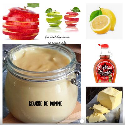 Beurre de pommes au sirop d’érable 