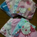 Lingettes lavables Hello Kitty