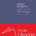 "Héritage" de Miguel Bonnefoy * * * * (Ed. Rivages ; 2020)