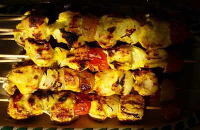 Brochettes entre deux averses