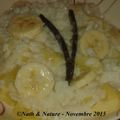 Riz au lait vanille-pomme-banane