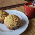 Muffins aux abricots et son crumble.