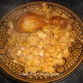 pate tunisienne au poulet (maqarouna salsa bel djej)