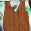 Fin du pull sans manche ...