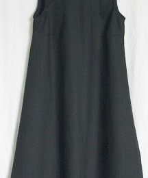 Robe en lin noir