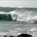 Vagues, plage de l'Andrellec, Côtes d'Armor