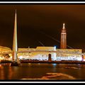 Panorama de La ville Du Havre By night