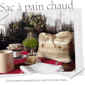 Sac à pain chaud