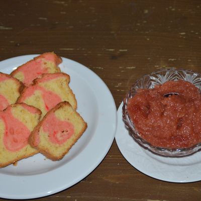 Un dessert tout rose !!