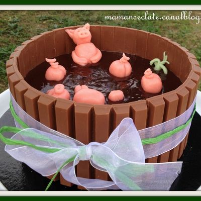 Gâteau "mare aux cochons"