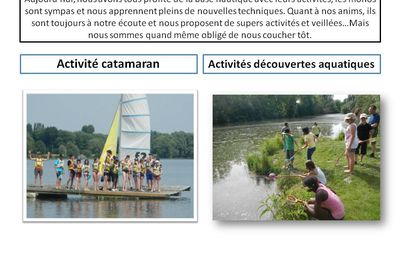 2ème jour de camping des grands et des ados