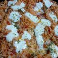 RISOTTO À LA TOMATE MOZZARELLA