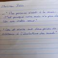 Ecriture manuscrite