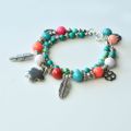 PandaHall TuTo - Faire un bracelet à 2 brins de turquoise