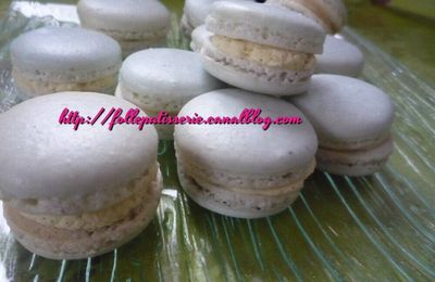 Macaron vanille 