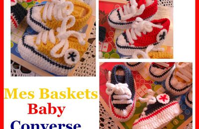 Baskets style Converse pour bébé. 