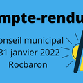 COMPTE-RENDU Conseil Municipal du 31.01.2022