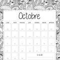 Calendriers mensuels : octobre 2014 (à imprimer - gratuit)