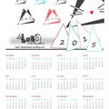 Freebie !!! Calendrier 2015 !