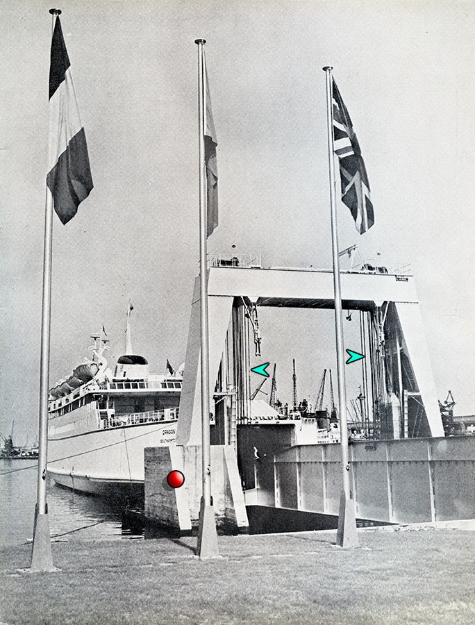 Le Havre – bateaux – port – voitures – allemand – guerre – 1940 – roll-on roll-off – môle central