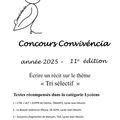 2025 Concours Convivéncia Textes primés Lycéens