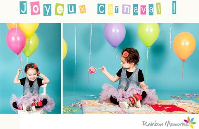 Joyeux Carnaval | Enfants | Séance photo studio