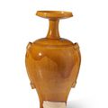 An amber-glazed vase, Liao dynasty (907-1125) or later
