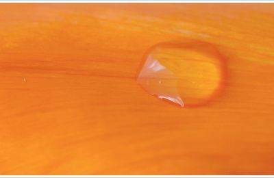 Une goutte d'orange ...