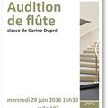 AUDITION DE FLUTE