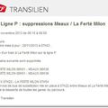 Panne d'un train à La Ferté-Milon