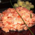 Tartare aux deux saumons