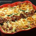 Lasagne vertes au jambon et tomates séchées