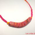 Collier aux couleurs chaudes ...