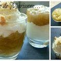 Verrines Rhubarbe Chantilly Crumble & Verrines Rhubarbe Fromage Blanc