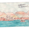 Carte postale d'Argyll, Écosse