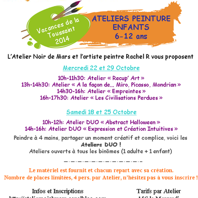 Atelier Peinture Enfants Pibrac