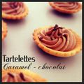 Tartelette caramel chocolat