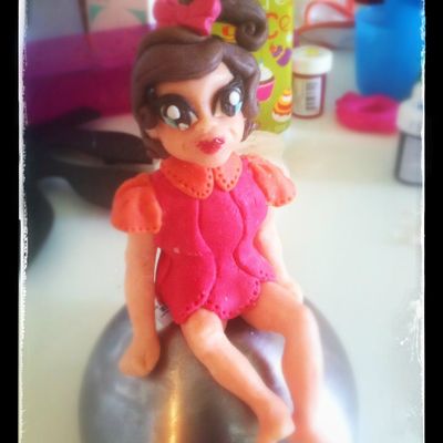 1er personnage en pâte à chocolat