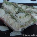 Terrine de poulet au pesto