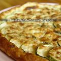 Tarte Chèvre courgettes