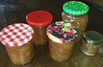 Confiture de pêche à la bière