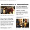 Scarabée Biocoop rue Papu - Rennes - Article Ouest France du 23.01.2017