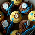 CUPCAKES POUR LA NAiSSANCE D'ALEXiS