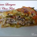 Fausses lasagnes aux chou frisé