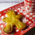 Petit bonhomme en massepain cuit