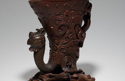 Rhinoceros Horn Libation Cups from Mr.and Mrs. Augustus L. Searle's Gift to MIA